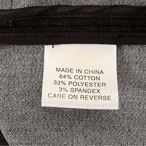 St John Sport by Marie Gray Black Denim Zip Up Jacket Sz S - Picture 9 of 12